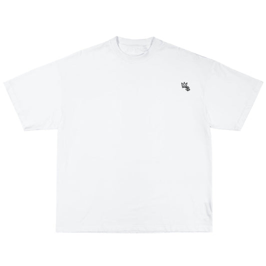 Basic Oversized TShirt White (Bestickt)